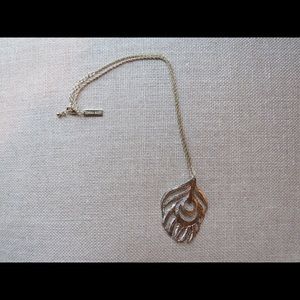 Kendra Scott Eme Gold Feather Necklace